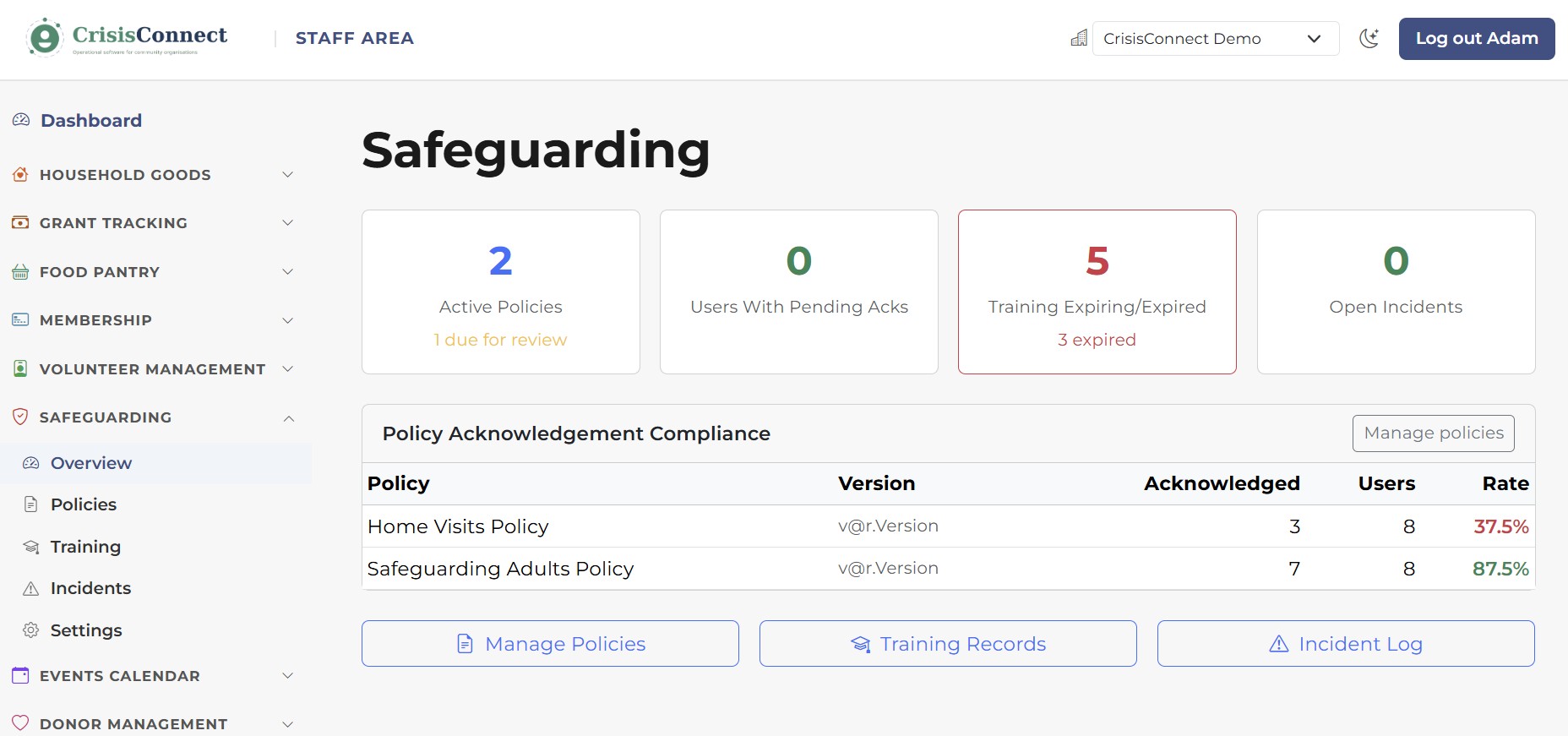 safetyConnect in CrisisConnect